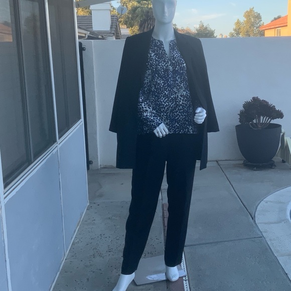 Essentials Black Straight Leg Women's Pants - Picture 8 of 15